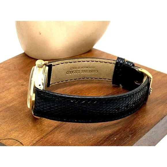 Rolex Oyster Perpetual Women's Watch Vintage Swiss Automatic 14k Gold Case - Picture 8 of 14